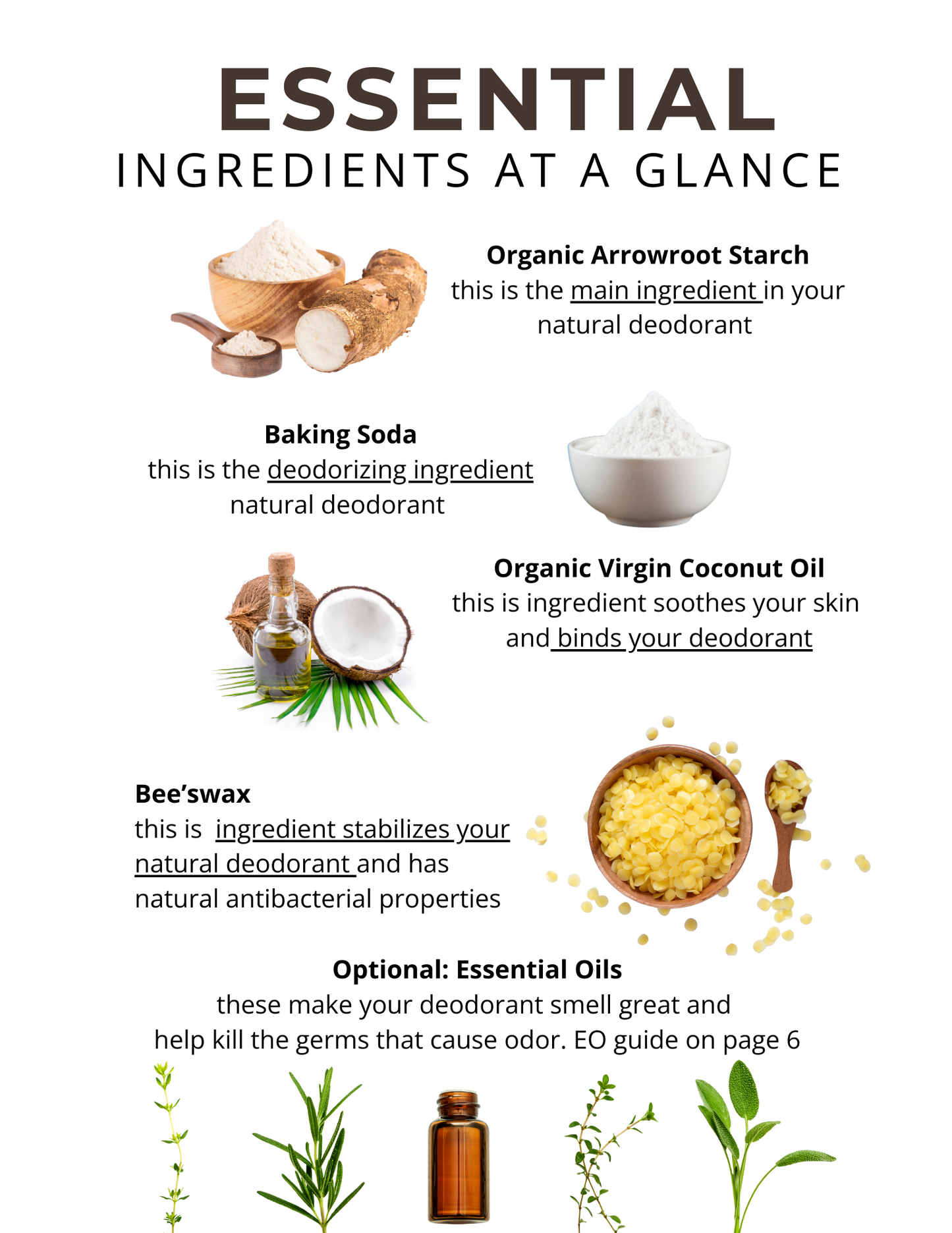 The Beauty Recipe: Natural Deodorant E Book
