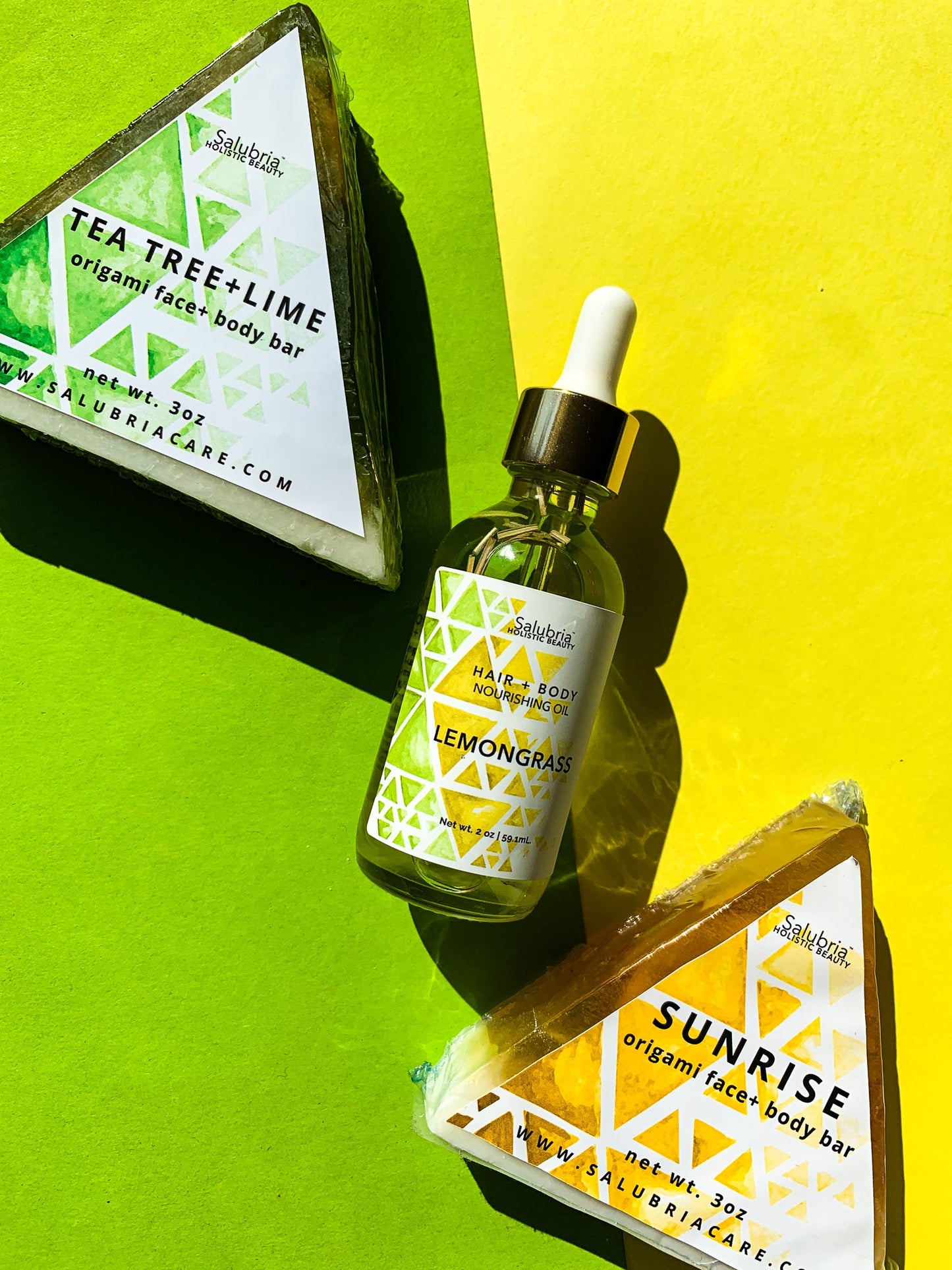 Tea Tree + Lime Origami Face + Body Bar