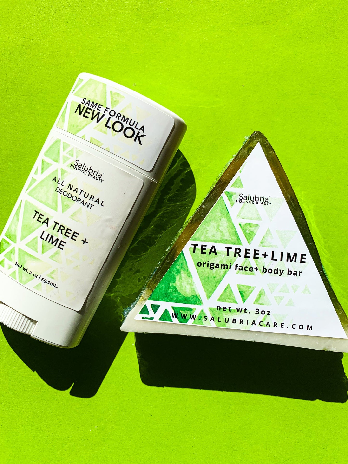 Tea Tree + Lime Origami Face + Body Bar