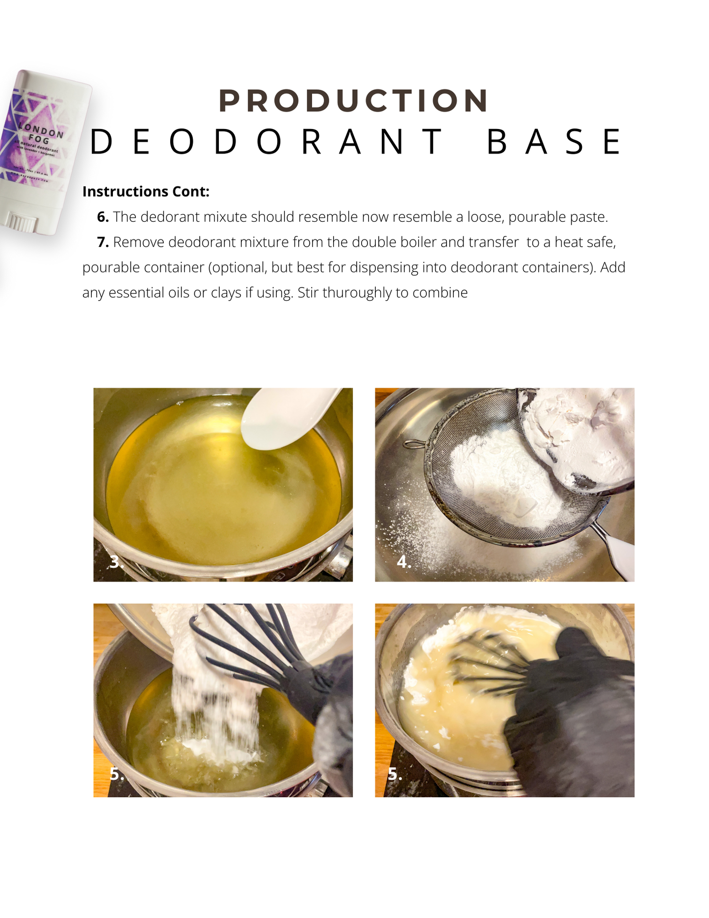 The Beauty Recipe: Natural Deodorant E Book